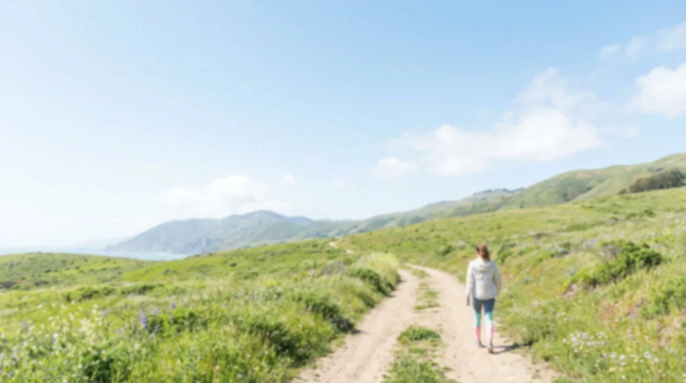 Lush green nature background representing healthy living